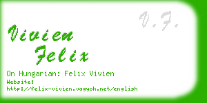 vivien felix business card